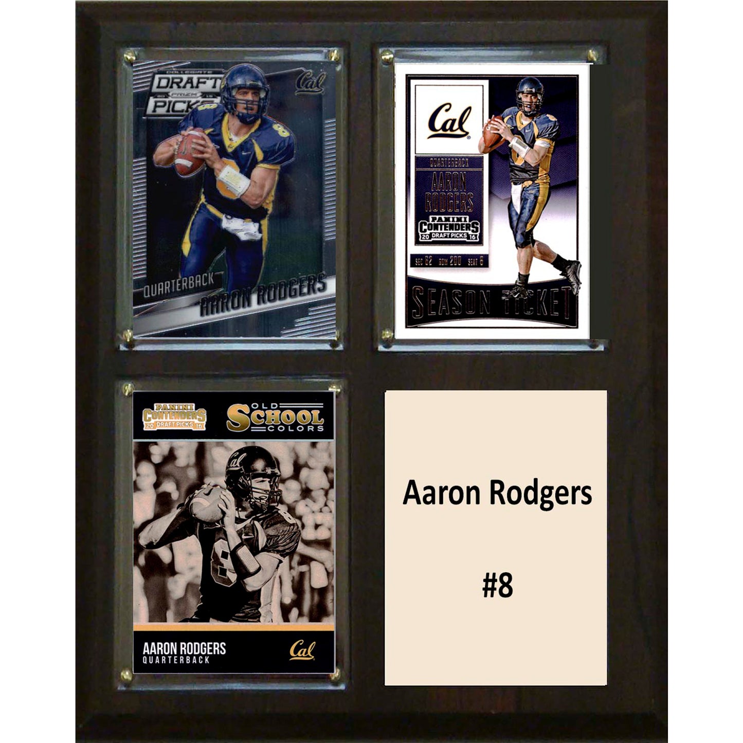 Aaron Rodgers Cal Bears 8'' x 10'' Plaque