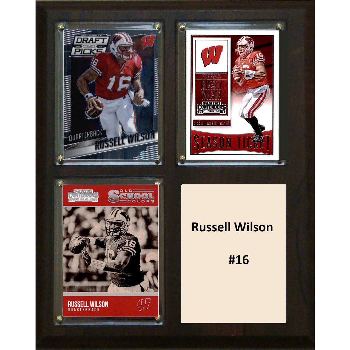 Russell Wilson Wisconsin Badgers 8'' x 10'' Plaque