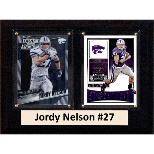 Jordy Nelson Kansas State Wildcats 6'' x 8'' Plaque