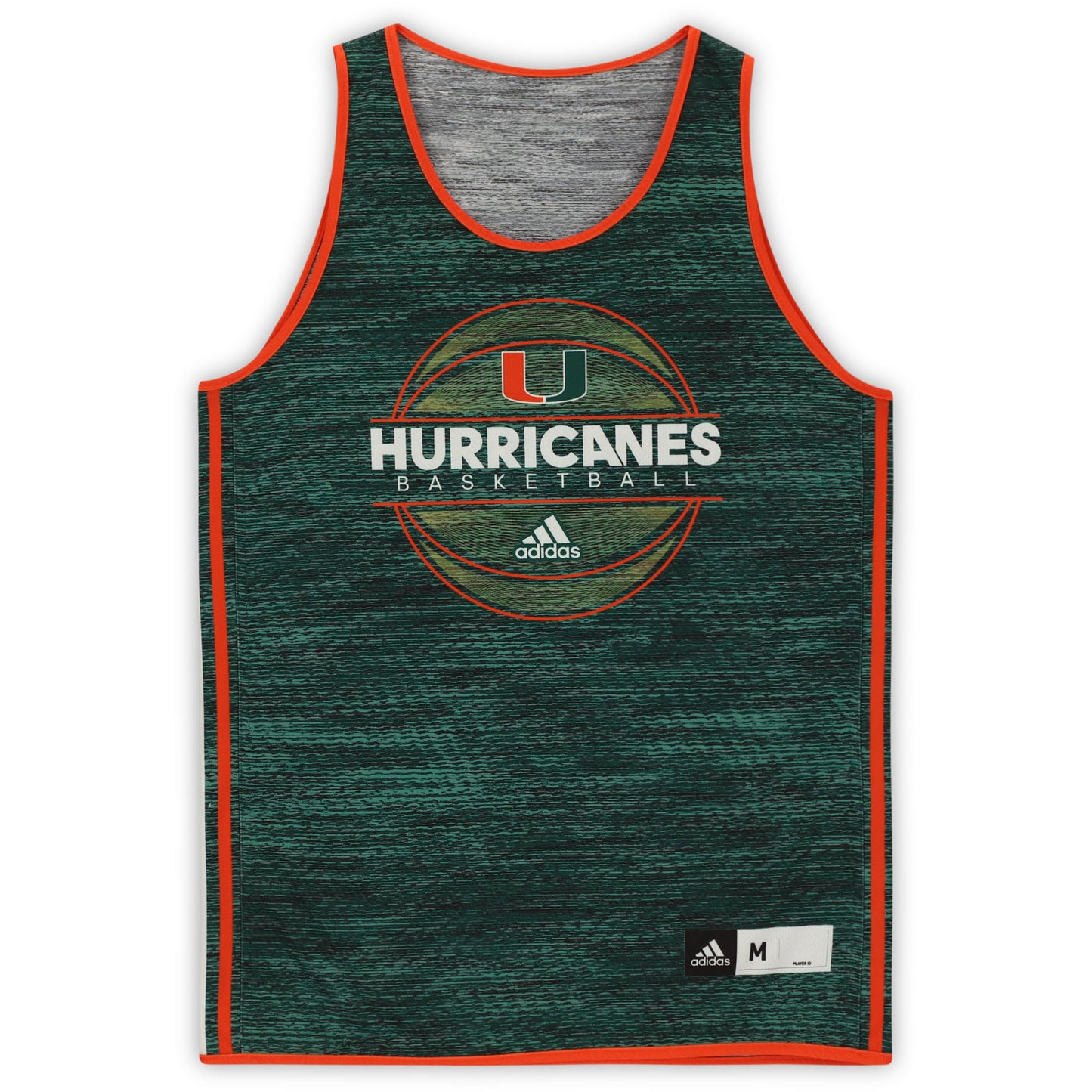 Miami Hurricanes Team-Issued Forest Green Reversible Jersey from the Basketball Program - Size M