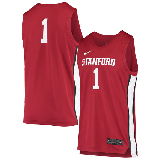 Unisex Nike #1 Cardinal Stanford Cardinal Replica Basketball Jersey