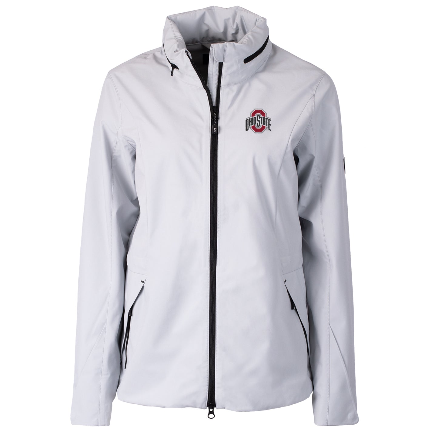 Women's Cutter & Buck White Ohio State Buckeyes Vapor Full-Zip Jacket