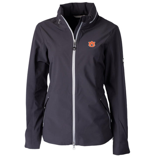 Women's Cutter & Buck Charcoal Auburn Tigers Vapor Full-Zip Jacket