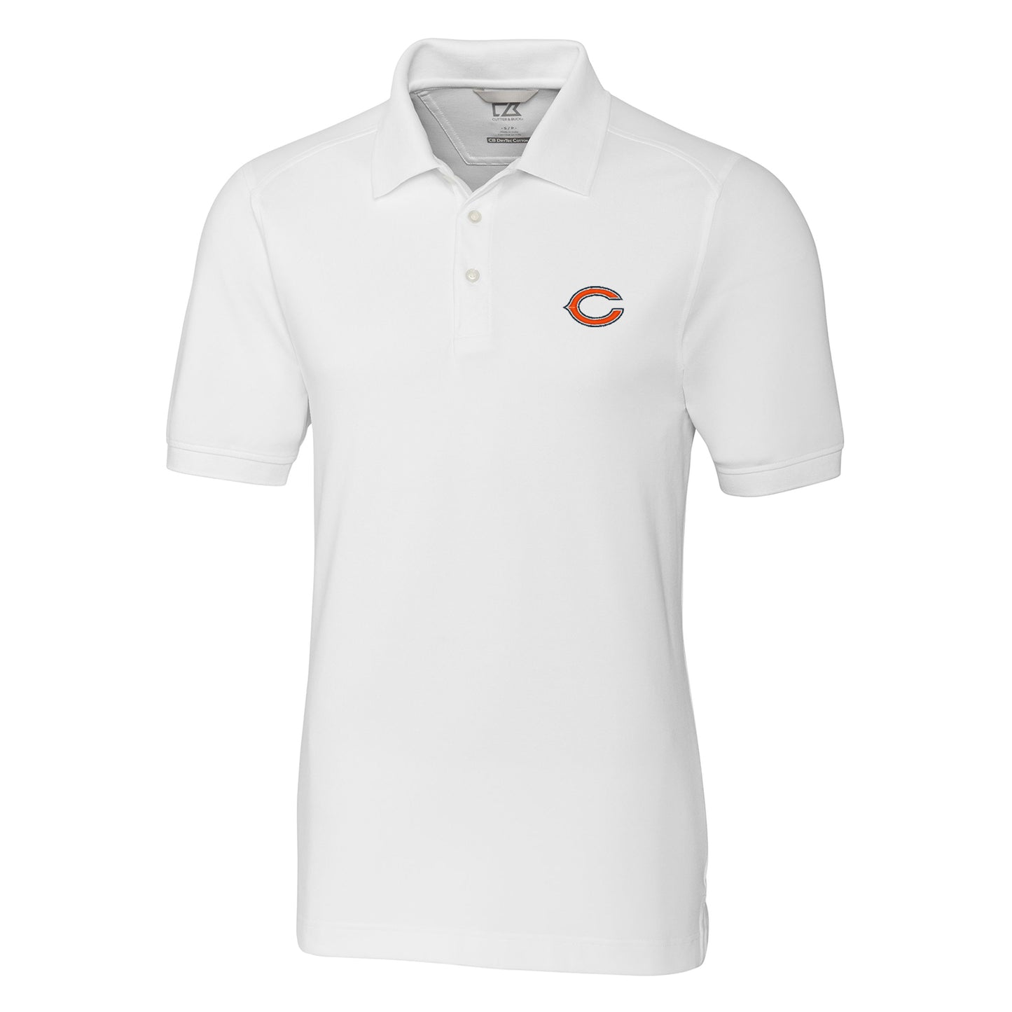 Men's Cutter & Buck White Chicago Bears Advantage Polo