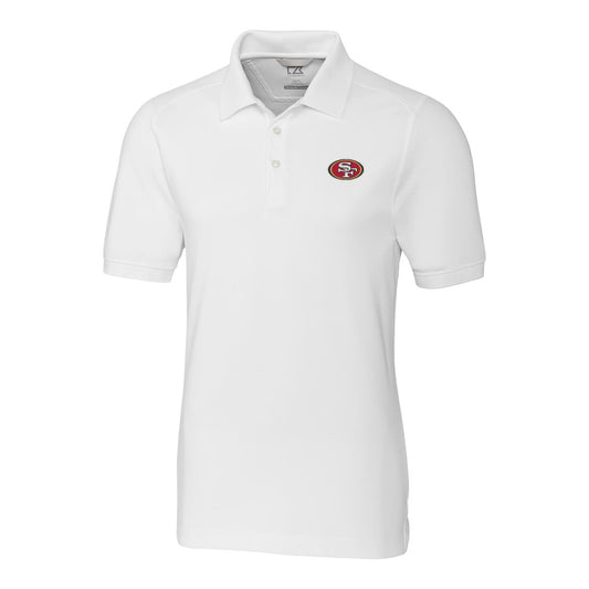 Men's Cutter & Buck White San Francisco 49ers Advantage Polo