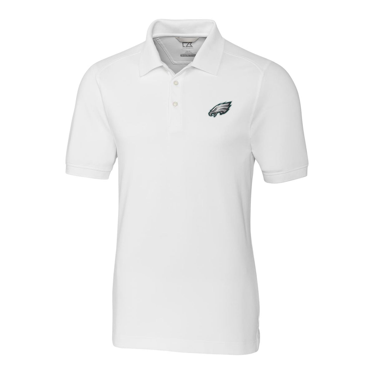 Men's Cutter & Buck White Philadelphia Eagles Advantage Polo