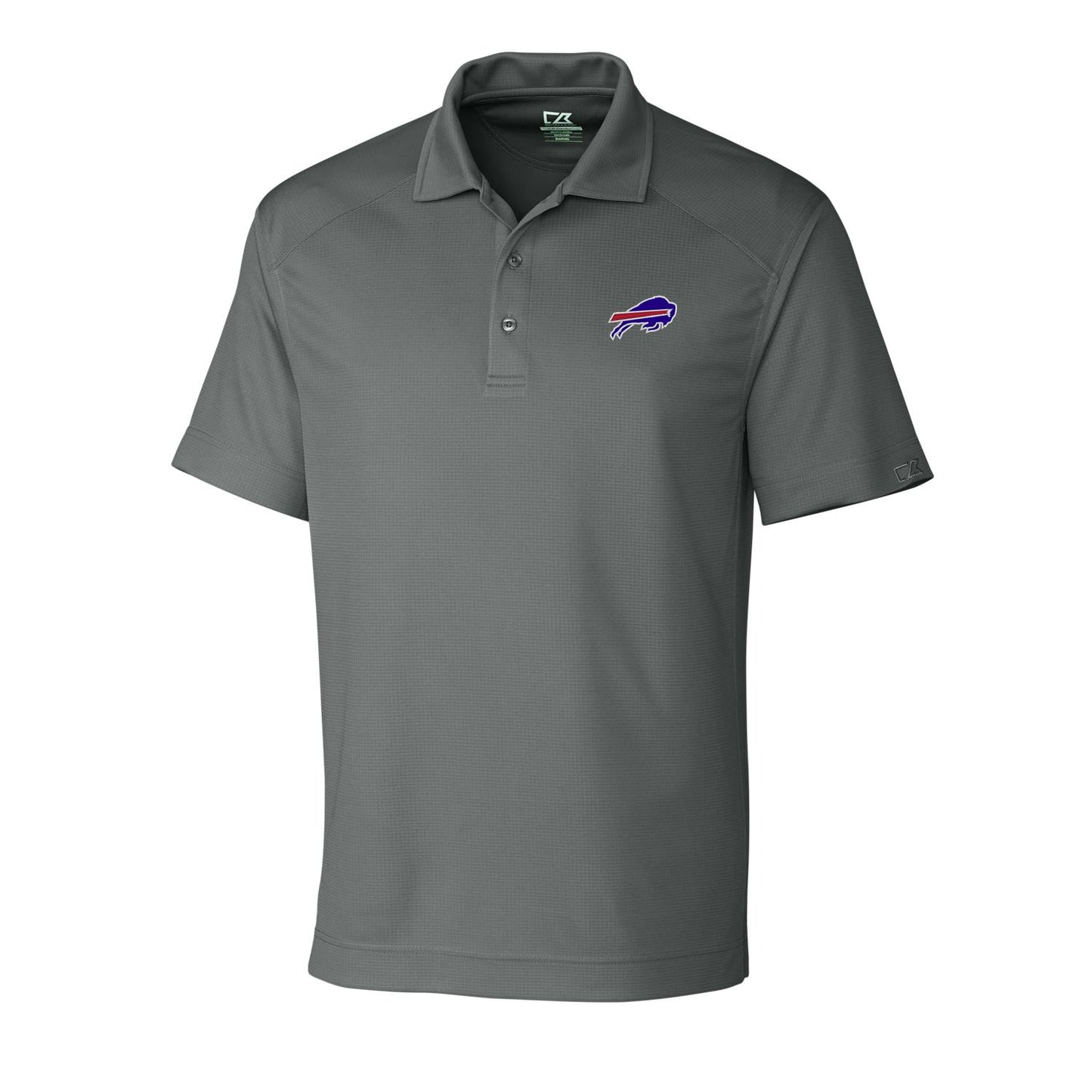 Men's Cutter & Buck Gray Buffalo Bills DryTec Genre Polo