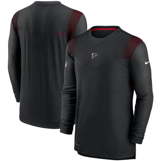 Men's Nike Black Atlanta Falcons Sideline Player UV Performance Long Sleeve T-Shirt