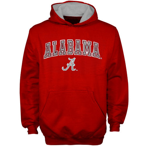 Alabama Crimson Tide Youth Crimson Automatic Hoodie Sweatshirt