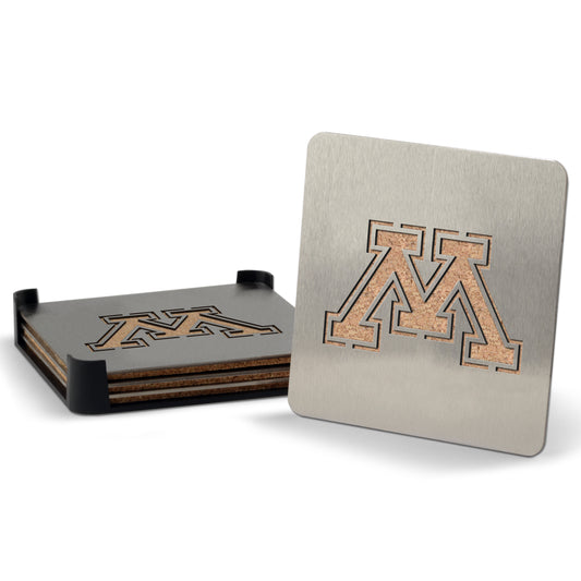 Minnesota Golden Gophers 4-Piece Coaster Set