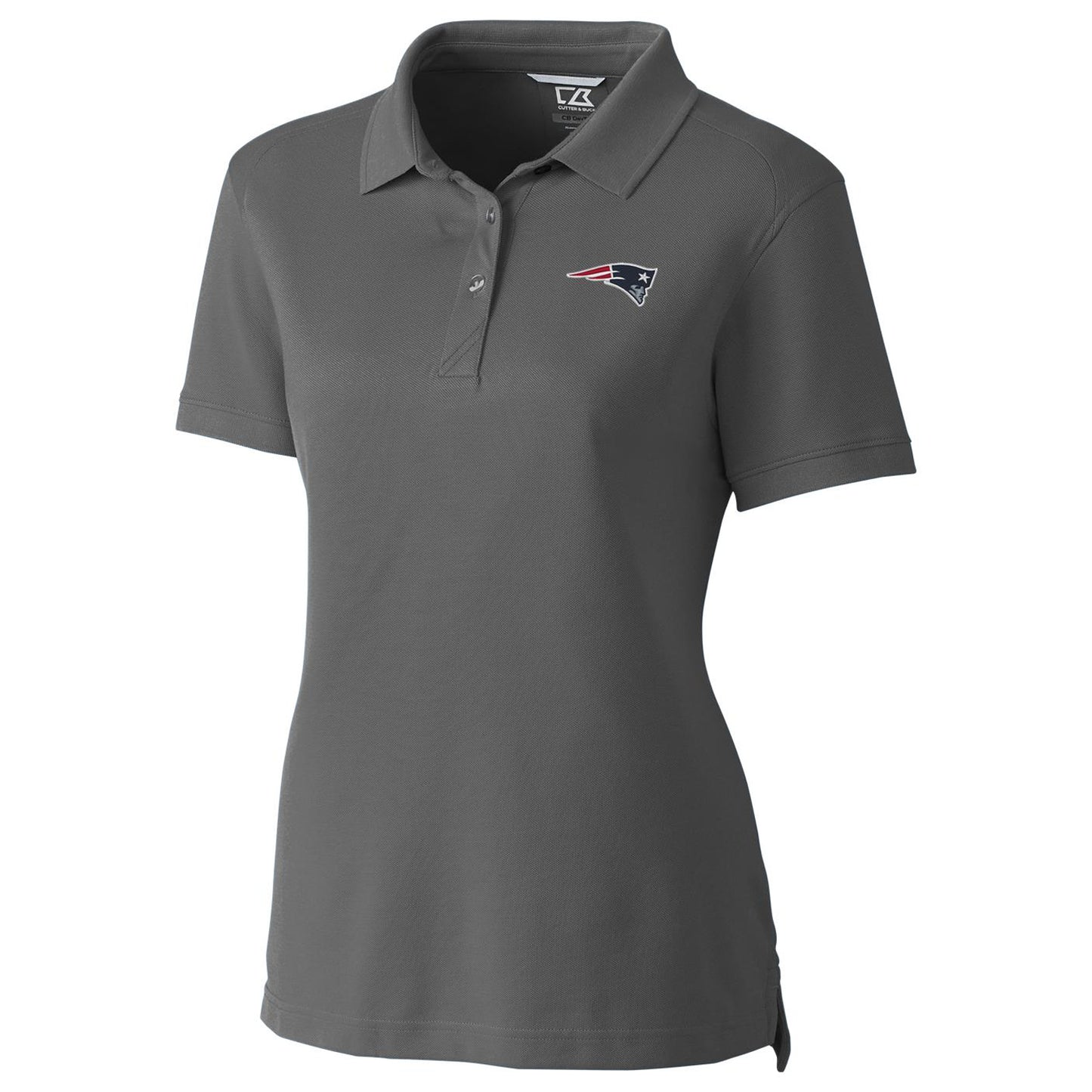 Women's Cutter & Buck Gray New England Patriots Advantage Polo