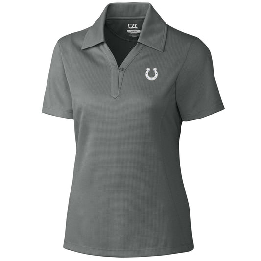 Women's Cutter & Buck Gray Indianapolis Colts DryTec Genre Polo