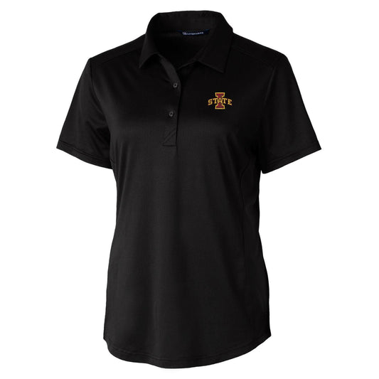 Women's Cutter & Buck Black Iowa State Cyclones Prospect Polo