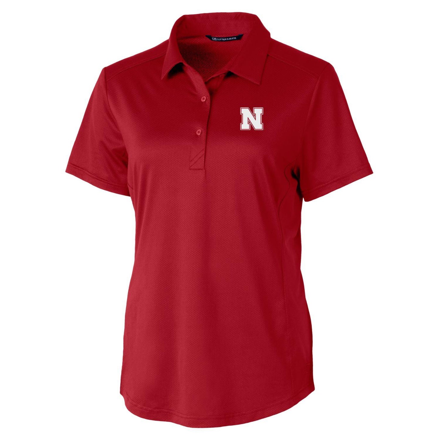 Women's Cutter & Buck Scarlet Nebraska Huskers Prospect Polo