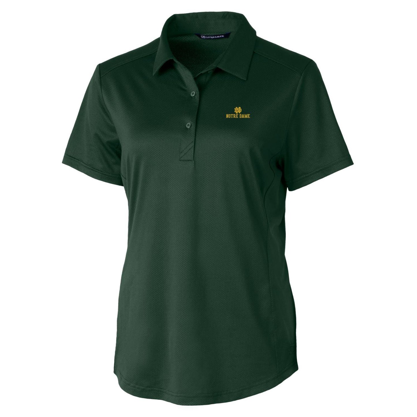 Women's Cutter & Buck Green Notre Dame Fighting Irish Prospect Polo