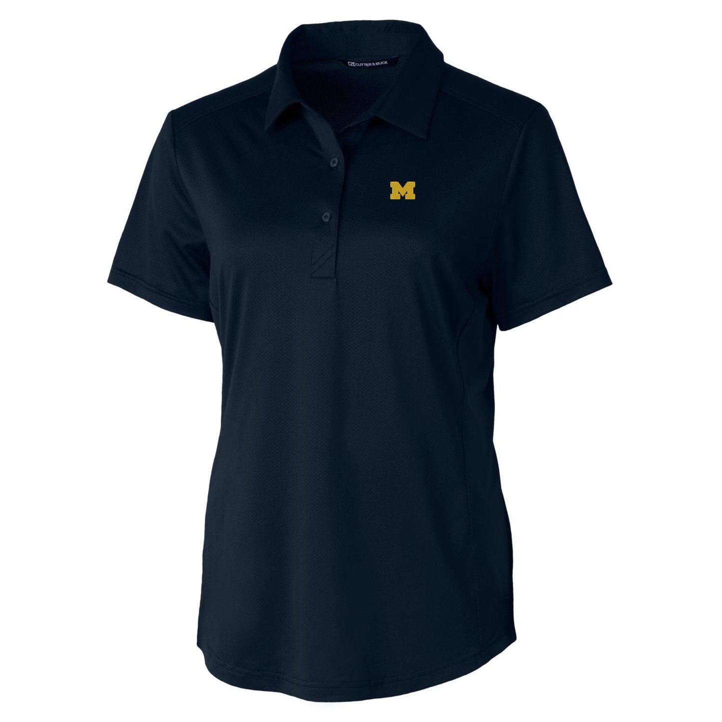 Women's Cutter & Buck Navy Michigan Wolverines Prospect Polo