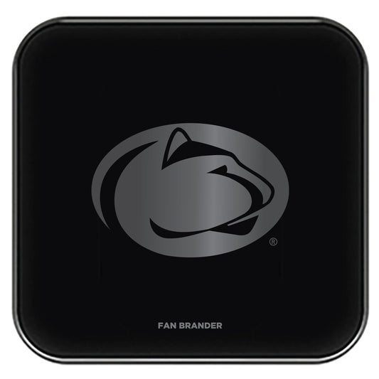 Black Penn State Nittany Lions Fast Charging Glass Wireless Charge Pad
