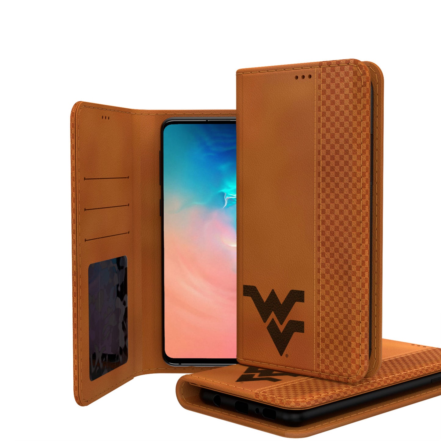 West Virginia Mountaineers Galaxy Burn Design Folio Case