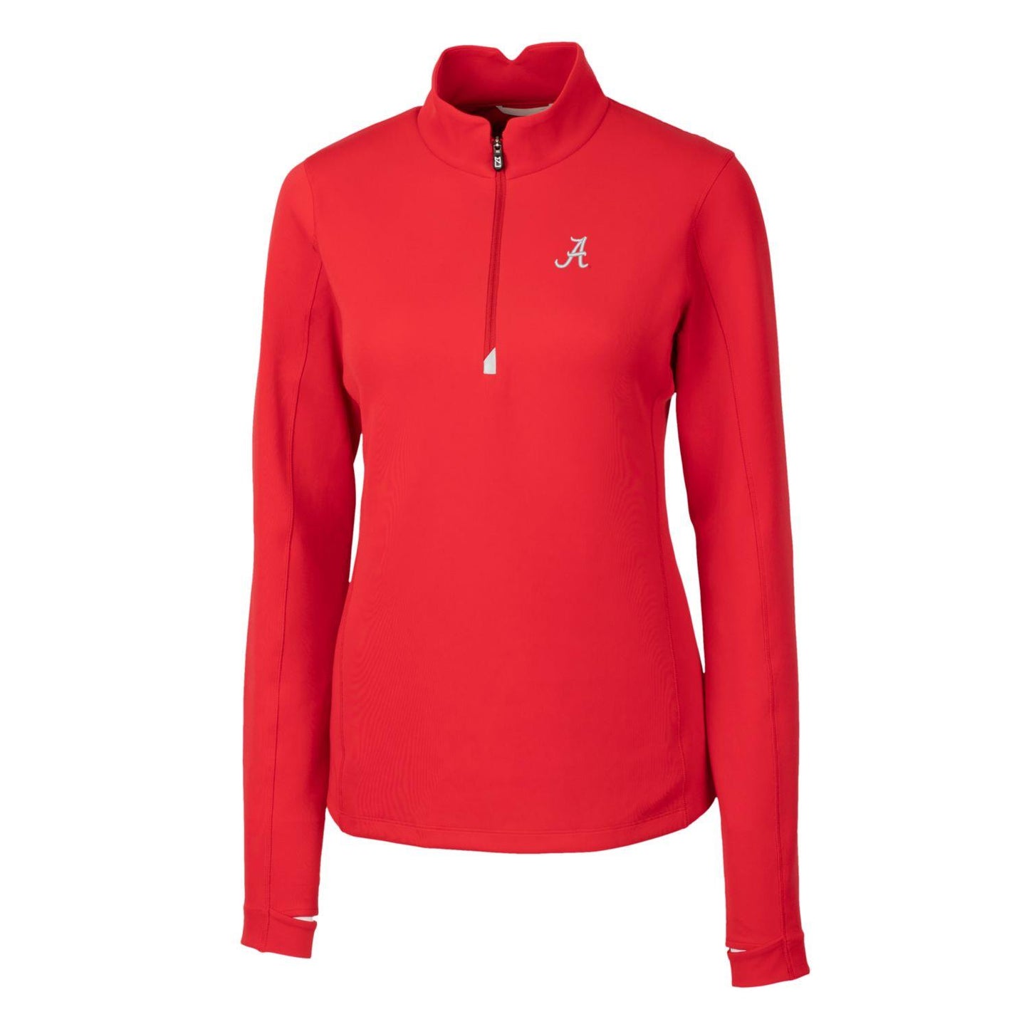 Women's Cutter & Buck Crimson Alabama Crimson Tide Traverse Half-Zip Pullover Jacket