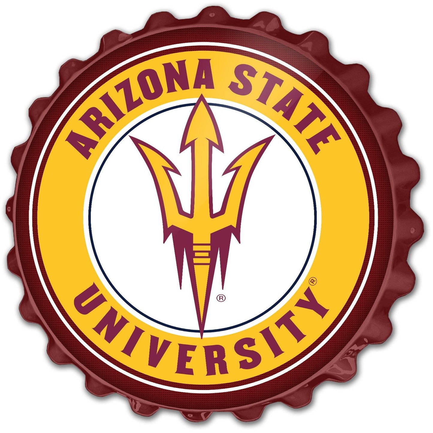 Arizona State Sun Devils 19'' x 19'' Team Bottle Cap Wall Sign