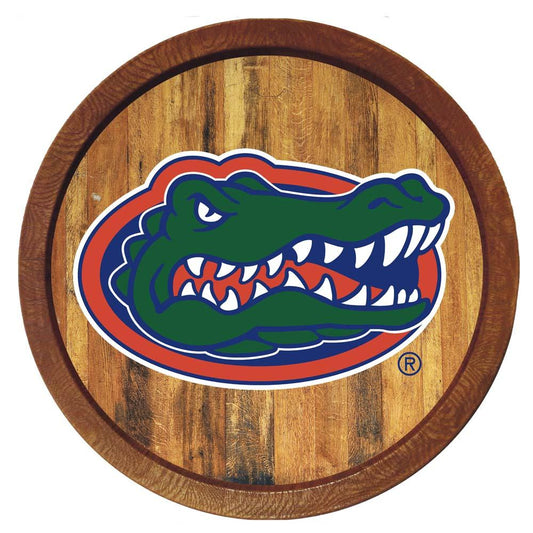 Florida Gators 21'' x 21'' Color Logo Faux Barrel Top Sign