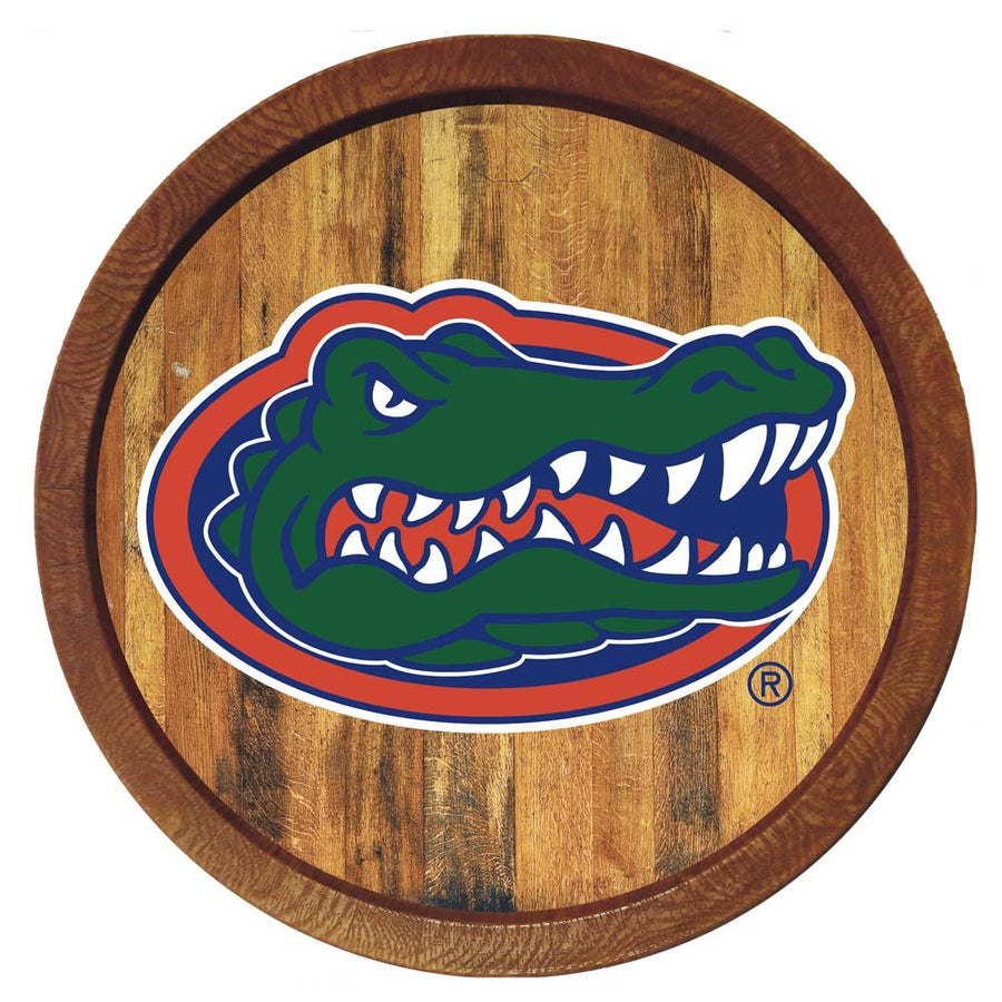 Florida Gators 21'' x 21'' Color Logo Faux Barrel Top Sign