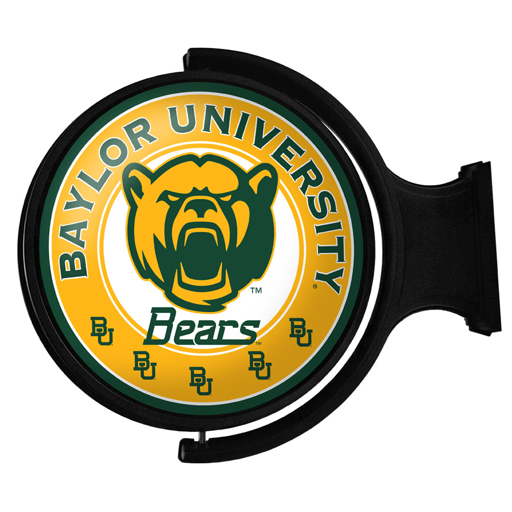 Baylor Bears 23'' x 21'' Team Mascot Illuminated Rotating Wall Sign