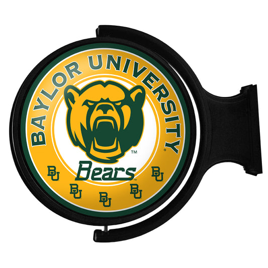 Baylor Bears 23'' x 21'' Team Mascot Illuminated Rotating Wall Sign