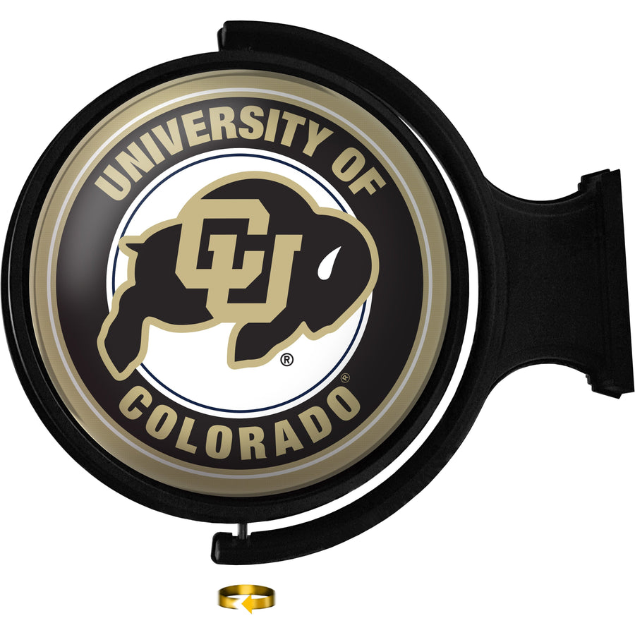 Colorado Buffaloes 23'' x 21'' Team Illuminated Rotating Wall Sign