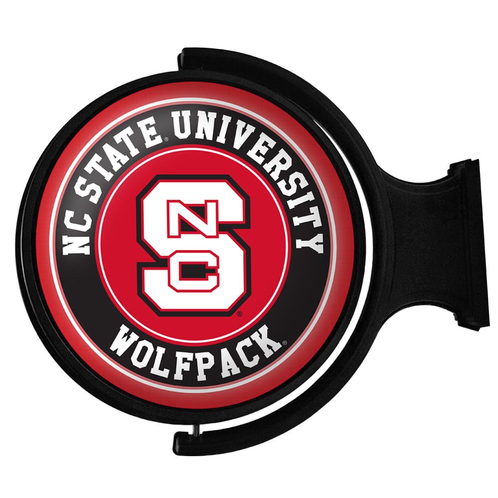 NC State Wolfpack 23'' x 21'' Team Illuminated Rotating Wall Sign