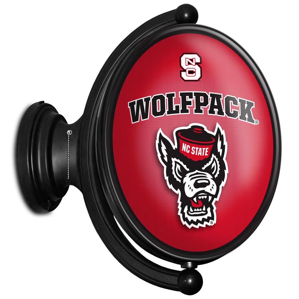 NC State Wolfpack 23'' x 21'' Logo Illuminated Rotating Wall Sign