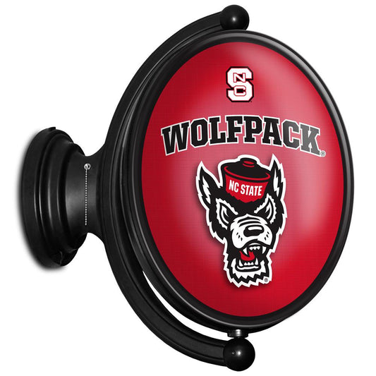 NC State Wolfpack 23'' x 21'' Logo Illuminated Rotating Wall Sign