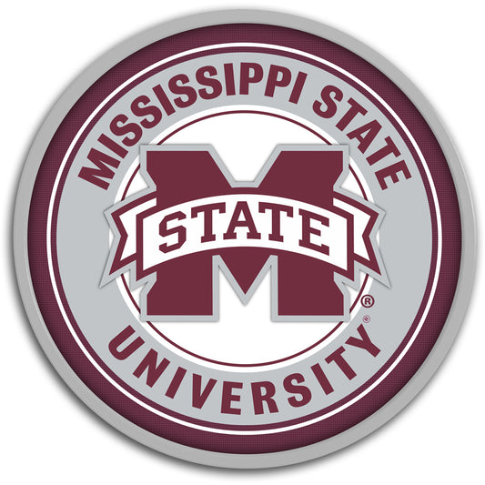 Mississippi State Bulldogs 17.5'' x 17.5'' Modern Disc Wall Sign