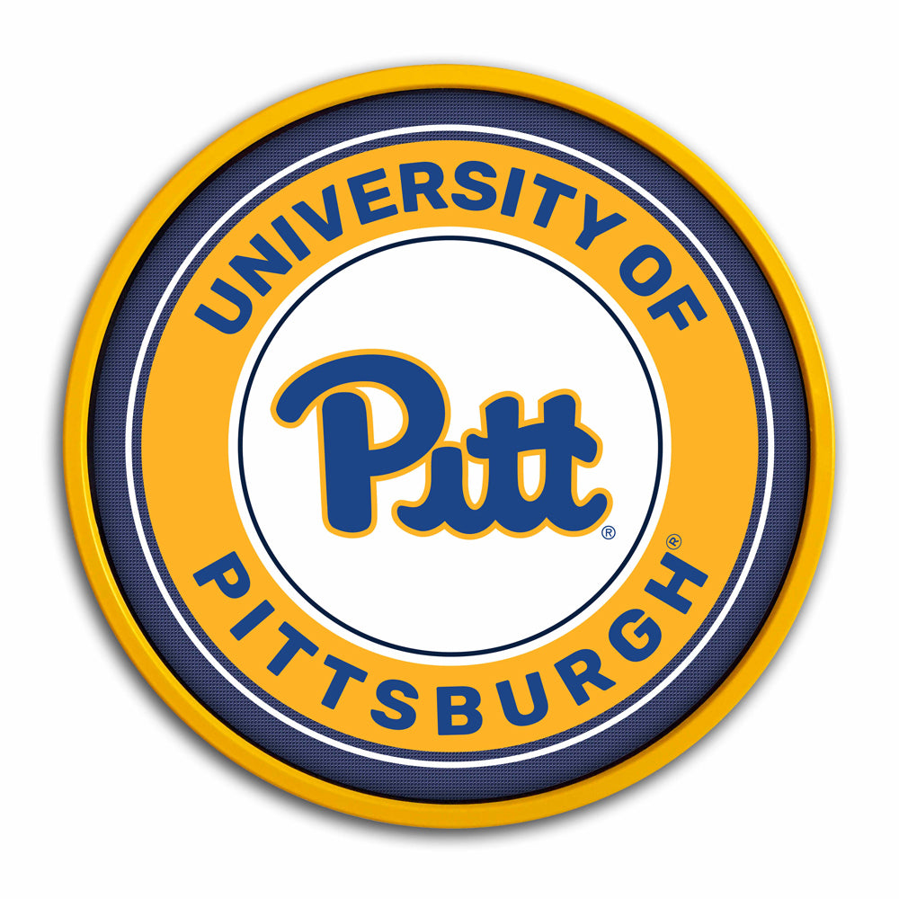 Pitt Panthers 17.5'' x 17.5'' Modern Disc Wall Sign