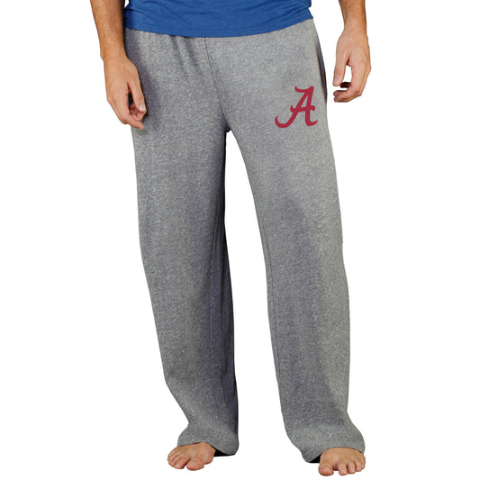 Men's Concepts Sport Gray Alabama Crimson Tide Mainstream Terry Pants