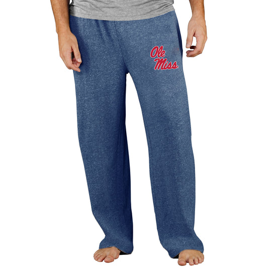 Men's Concepts Sport Navy Ole Miss Rebels Mainstream Terry Pants