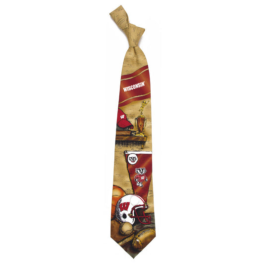 Men's Wisconsin Badgers Nostalgia Tie