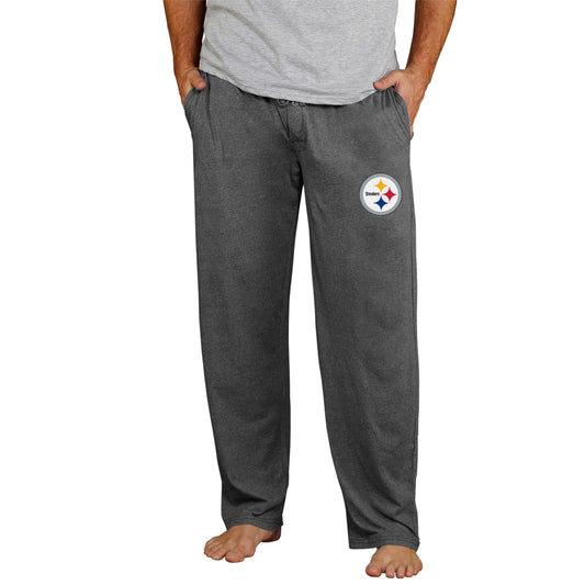 Men's Concepts Sport Charcoal Pittsburgh Steelers Lightweight Quest Knit Sleep Pants