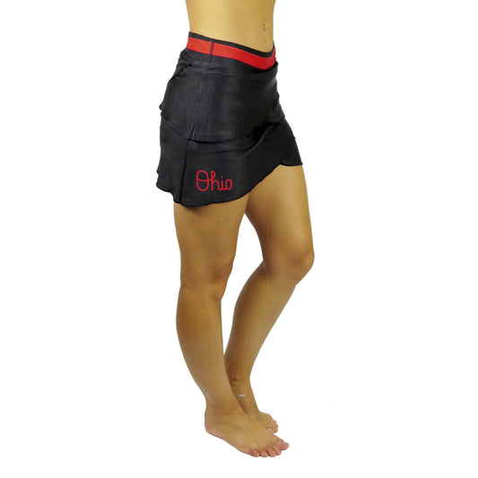 Women's Black Ohio State Buckeyes Performance Skort