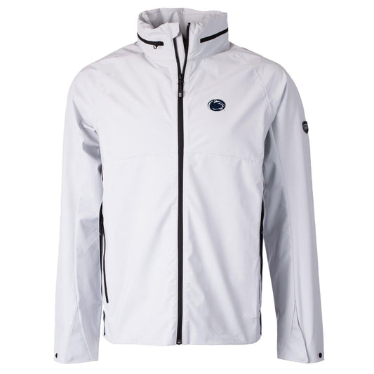 Men's Cutter & Buck Light Gray Penn State Nittany Lions Vapor Full-Zip Jacket
