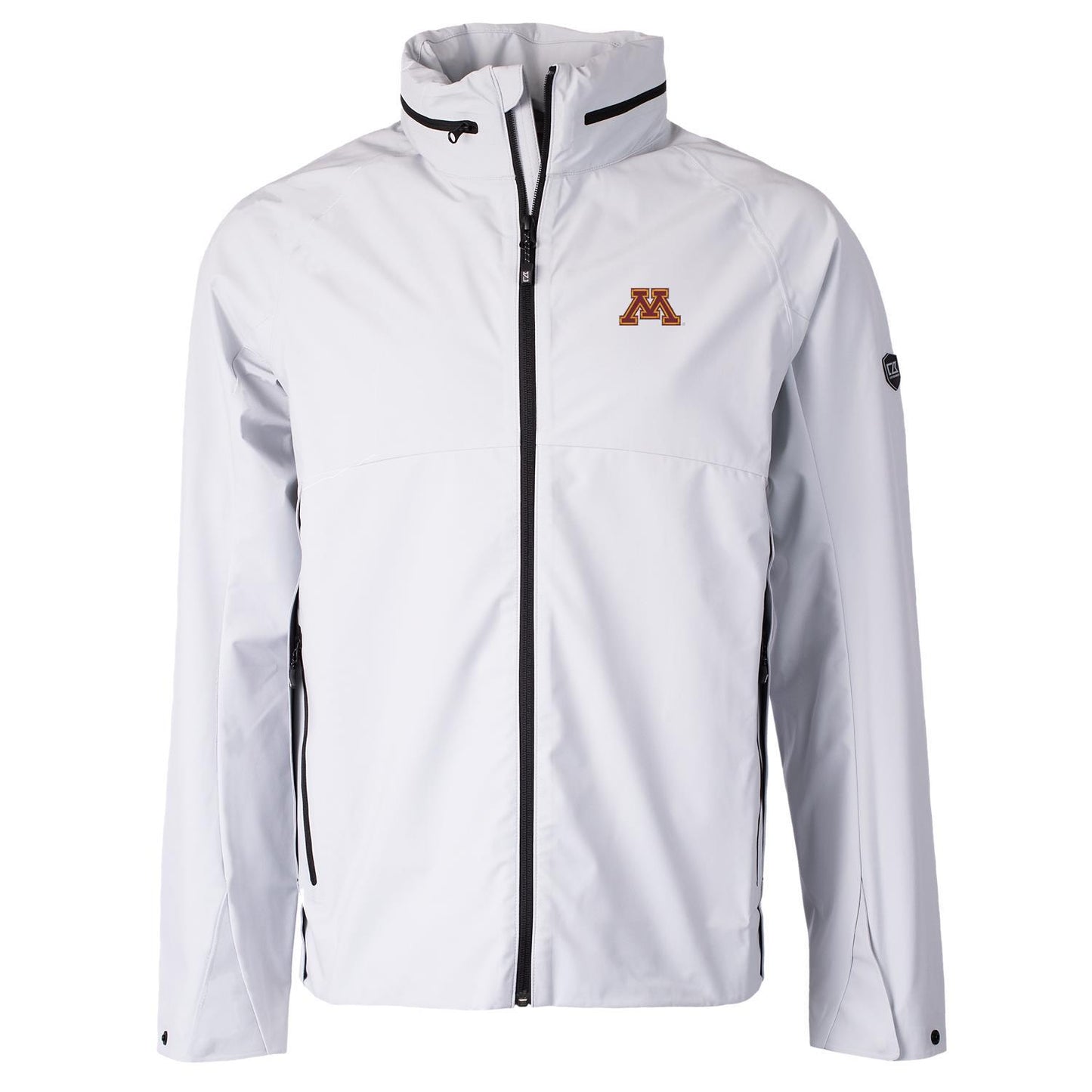 Men's Cutter & Buck Light Gray Minnesota Golden Gophers Vapor Full-Zip Jacket