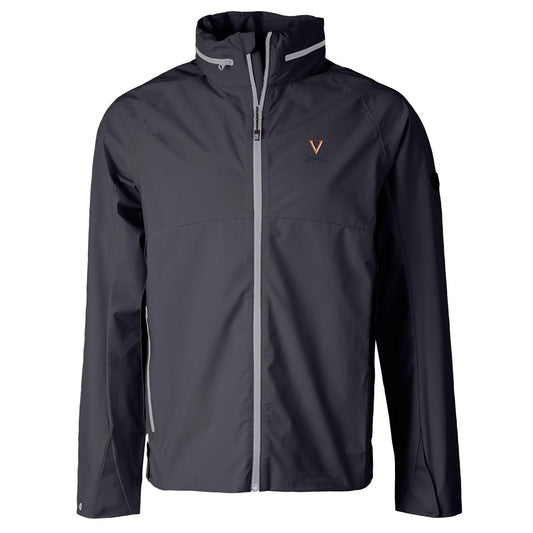 Men's Cutter & Buck Charcoal Virginia Cavaliers Vapor Full-Zip Jacket