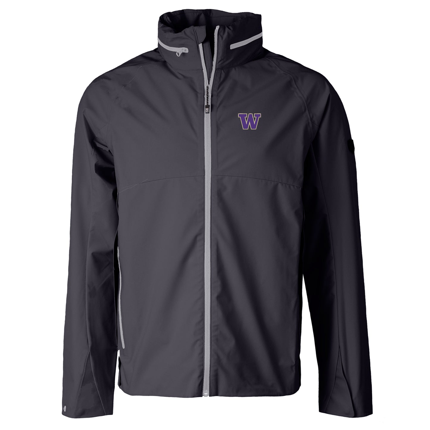 Men's Cutter & Buck Charcoal Washington Huskies Vapor Full-Zip Jacket