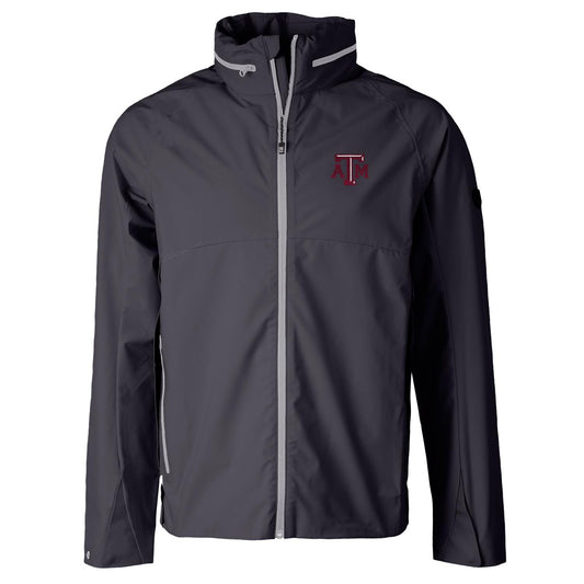 Men's Cutter & Buck Charcoal Texas A&M Aggies Vapor Full-Zip Jacket