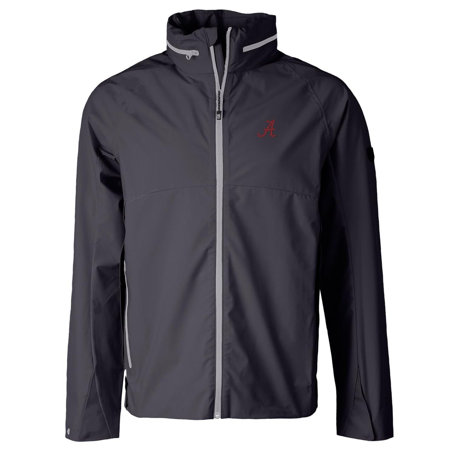 Men's Cutter & Buck Charcoal Alabama Crimson Tide Vapor Full-Zip Jacket