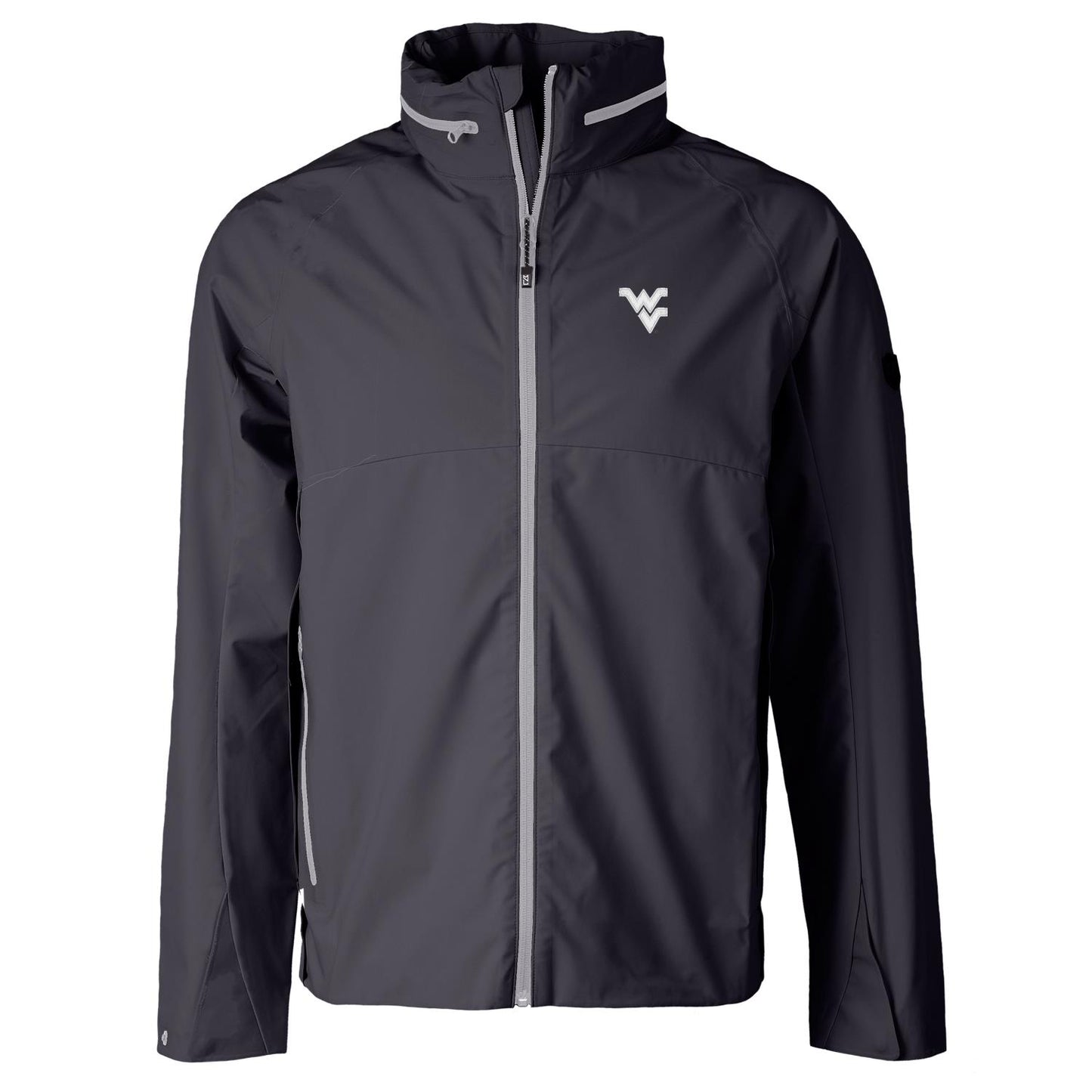 Men's Cutter & Buck Charcoal West Virginia Mountaineers Vapor Full-Zip Jacket