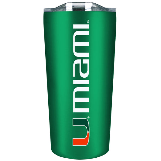 Miami Hurricanes 18oz. Stainless Soft Touch Tumbler