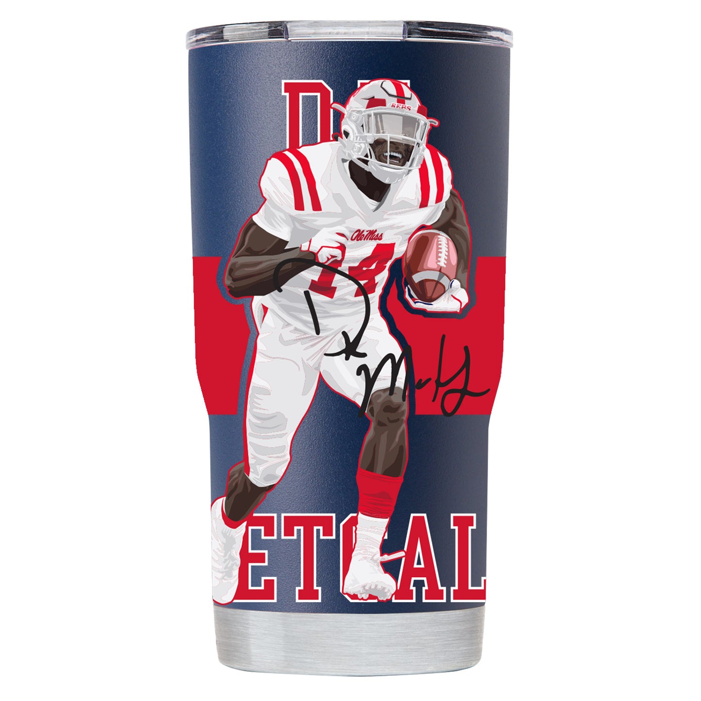 DK Metcalf Ole Miss Rebels 20oz. Tumbler