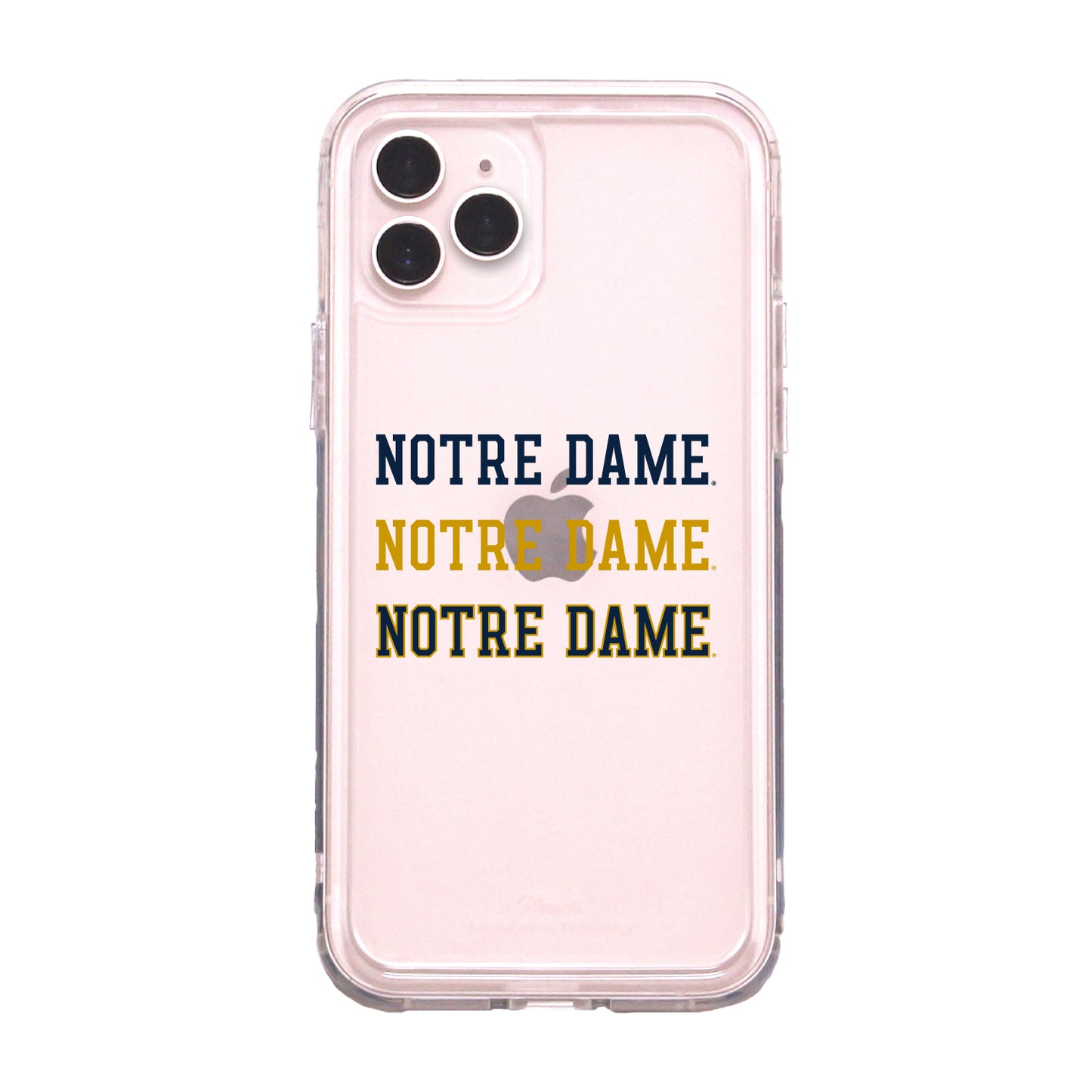 Notre Dame Fighting Irish Wordmark Clear Armor Phone Case