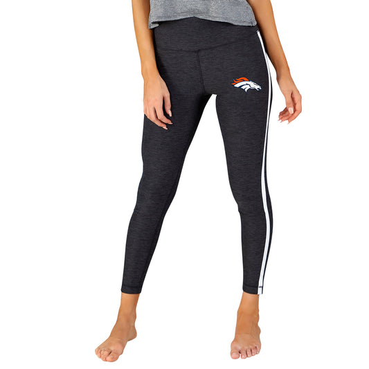 Women's Concepts Sport Charcoal/White Denver Broncos Centerline Knit Slounge Leggings